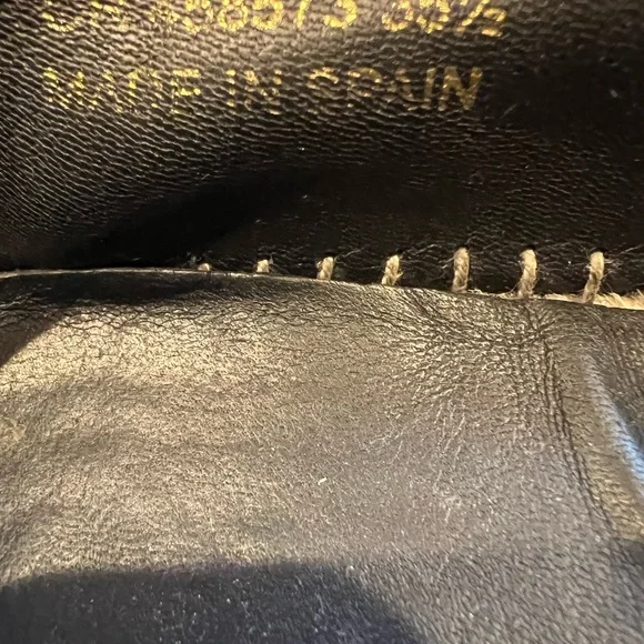 YSL Black Espadrille Flats - Picture 7 of 7